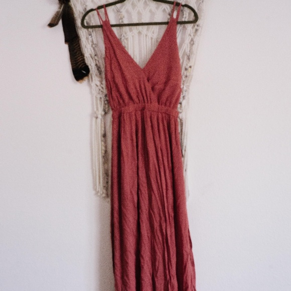 Lost in paradise rusty rose maxi dress Outlet